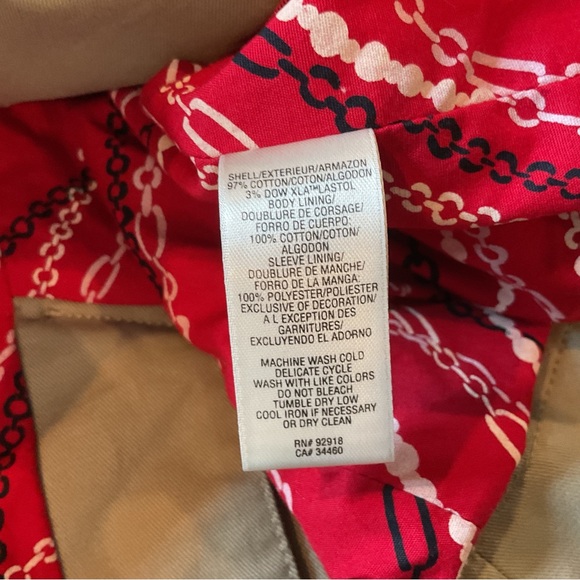 Juicy Couture Y2K Tan Trench Coat Gold Accents 3/4 Sleeve Women’s Medium EUC - Picture 14 of 14